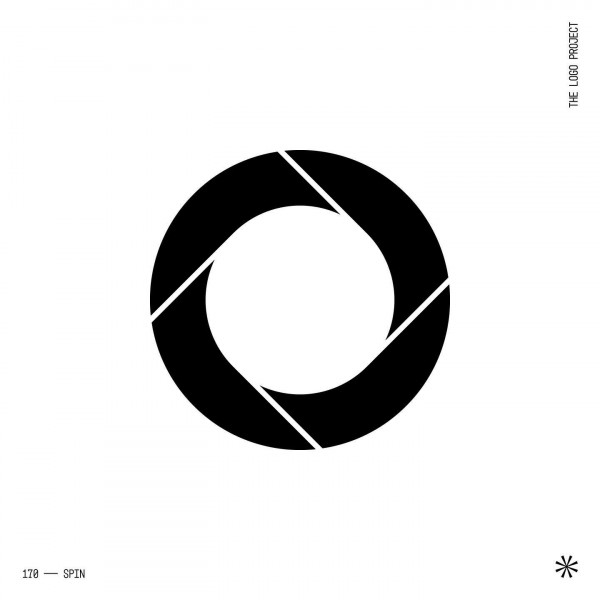 170 — Spinlogo logoinspiration logomark blackandwhite brandidentity branding graphicdesign icon mark monogram typography vector creative artwork logotype designer spin circle