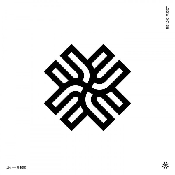 144 U Bendlogo logoinspiration logomark blackandwhite brandidentity branding graphicdesign icon mark monogram typography vector creative artwork logotype designer ubend