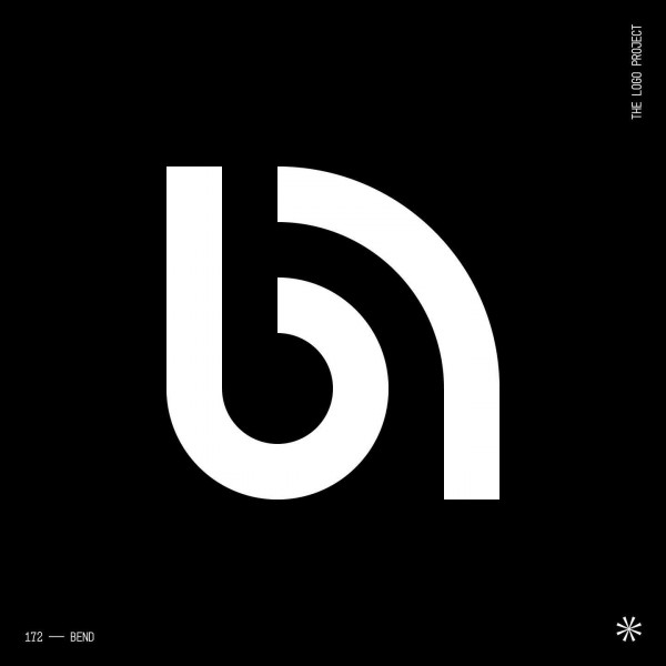 172 — Bendlogo logoinspiration logomark blackandwhite brandidentity branding graphicdesign icon mark monogram typography vector creative artwork logotype designer bend b