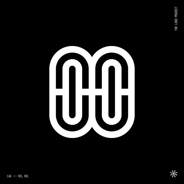 146 Nil Nillogo logoinspiration logomark blackandwhite brandidentity branding graphicdesign icon mark monogram typography vector creative artwork logotype designer nilnil zero