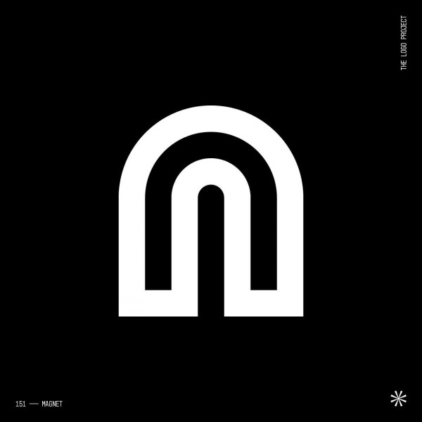 151 Magnet 🧲logo logoinspiration logomark blackandwhite brandidentity branding graphicdesign icon mark monogram typography vector creative artwork logotype designer magnet